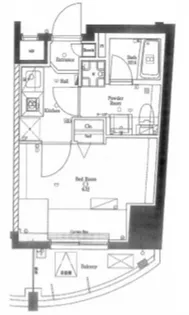 AZEST西巣鴨【11階】の間取り