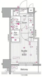 ガーラ・シティ渋谷南平台【7階】の間取り