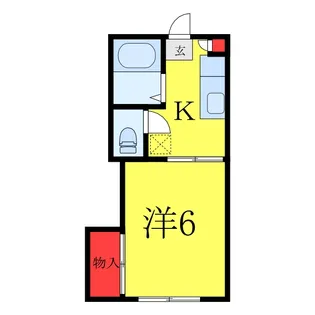 ハイツトラスティ第二【1階】の間取り