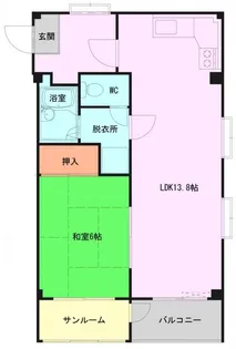 アネックス山内【2階】の間取り