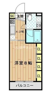 K’s city1【2階】の間取り