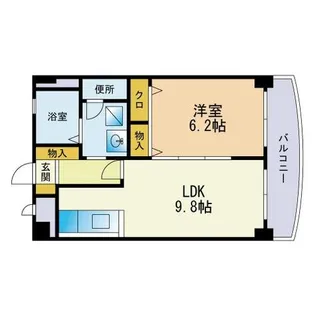 グランモール秋山【3階】の間取り