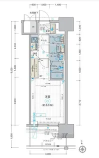 エステムコート東京八王子【4階】の間取り