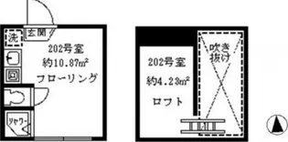 ソフィアフラット【2階】の間取り