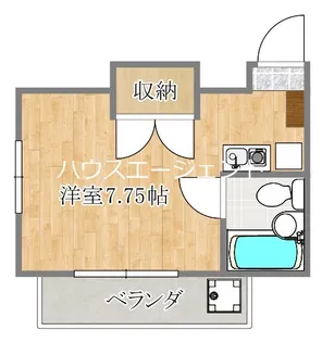 シャガール【4階】の間取り