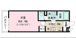 シャンブルII【2階】の間取り