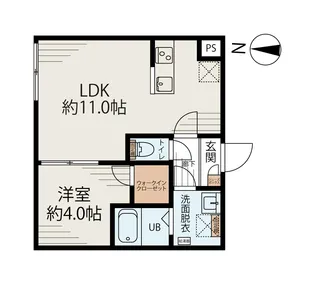 アルファ南千住【4階】の間取り