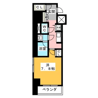 セイワパレス丸の内駅前【5階】の間取り