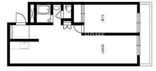 メゾンドール天王寺【3階】の間取り