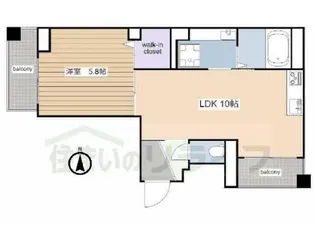 カサ・モンテ【3階】の間取り