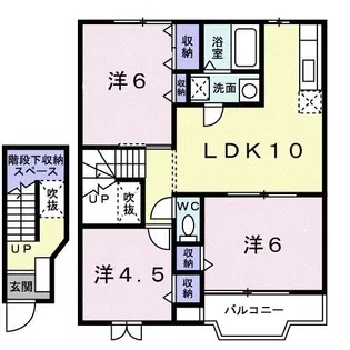 メリーランドハイム【2階】の間取り