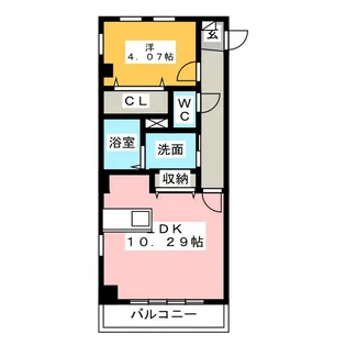 プレミアムキャッスル野並【2階】の間取り