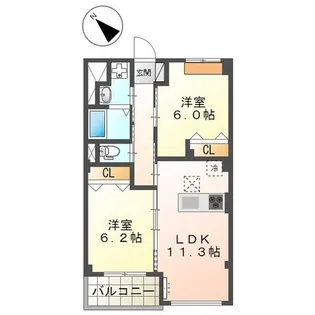 Arrows【3階】の間取り