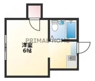 カナコーハイツA棟【2階】の間取り