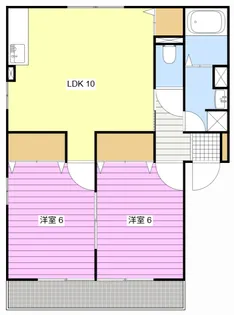 グランドール柳A【1階】の間取り