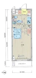 ルーブル高島平【2階】の間取り