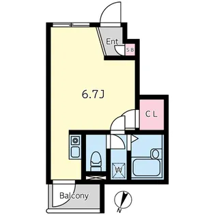 IXO浜田山(イクシオ ハマダヤマ)【1階】の間取り