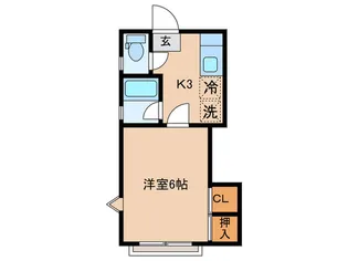 イーストハイツ【1階】の間取り