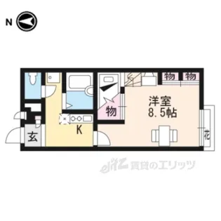レオパレスアーバンヒルズ【2階】の間取り
