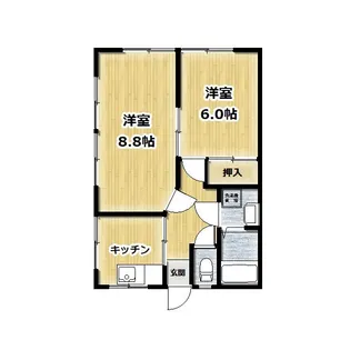 ハイムM2【1階】の間取り