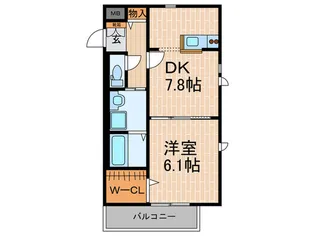 メゾン沙羅【2階】の間取り