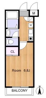 ヴィラフォレスト【3階】の間取り