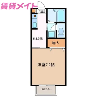 セフィラ西日野 B【2階】の間取り