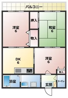 サンモール富堂II【2階】の間取り