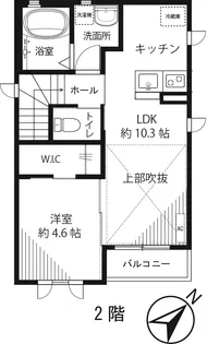 カノッサ【2階】の間取り