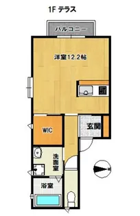 アクア西松ヶ丘北館【1階】の間取り