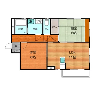 ライフマンション【1階】の間取り