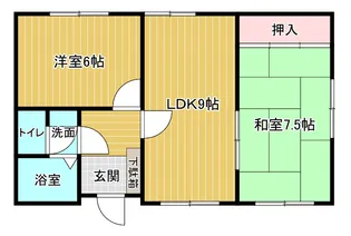 アンダルースC【1階】の間取り