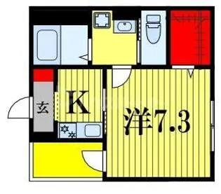 クレストール【3階】の間取り