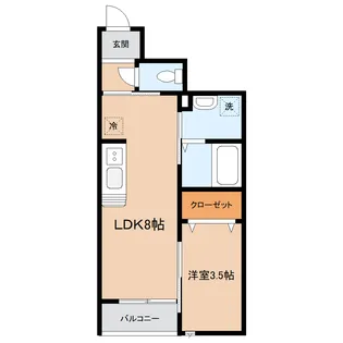 緑ヶ丘4丁目新築AP【1階】の間取り