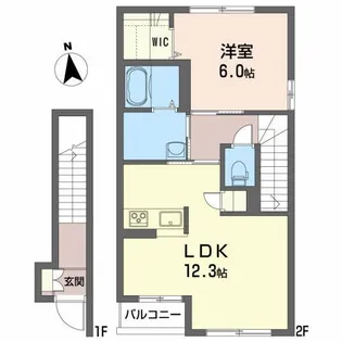 マルモーレi【2階】の間取り