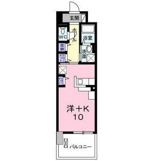ラ・ロゼベールII【2階】の間取り