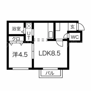 feerique(フェリーク)【2階】の間取り