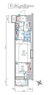 リヴシティ横濱関内参番館【3階】の間取り