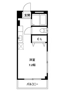 フィーユヴェール【2階】の間取り