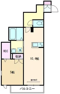 ドルフ朝志ヶ丘II【3階】の間取り