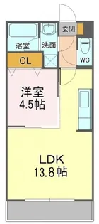 リベルテ【3階】の間取り