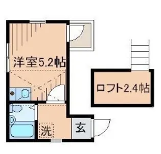 シャンテ東向島II【3階】の間取り