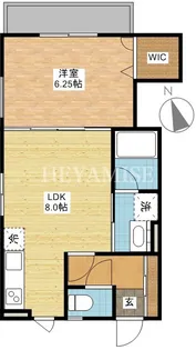 Reflet岩見 壱番館【1階】の間取り