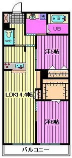 ヴァンブリエ【4階】の間取り