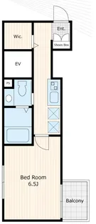 リュエル恵比寿【2階】の間取り
