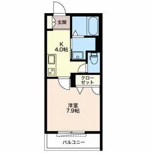 トゥールモンド エール【3階】の間取り