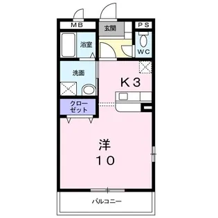 リーベ・フラオ【3階】の間取り
