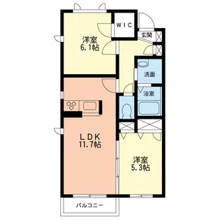 パストラーレ【2階】の間取り