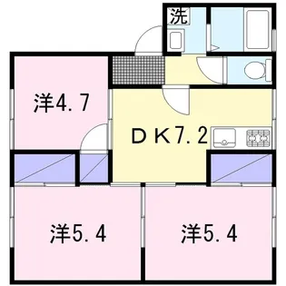 ファミール綾瀬【1階】の間取り