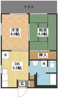マウンテンメゾン【2階】の間取り